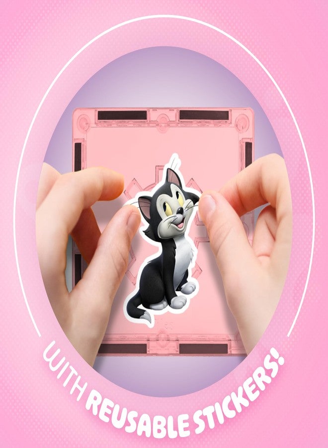 Tytan Official Disney Junior Minnie Mouse Magnetic Character Tile Set - 21-Piece STEAM Building Toy with Reusable Stickers & Instruction Manual - Educational Toy for Kids Ages 3+ - Image 5